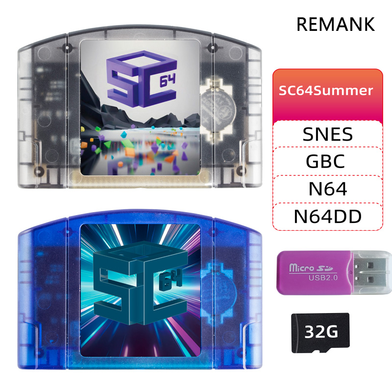 Retro Game Card - REMANK 5000-in1 SC64Summer SC64 Game Card