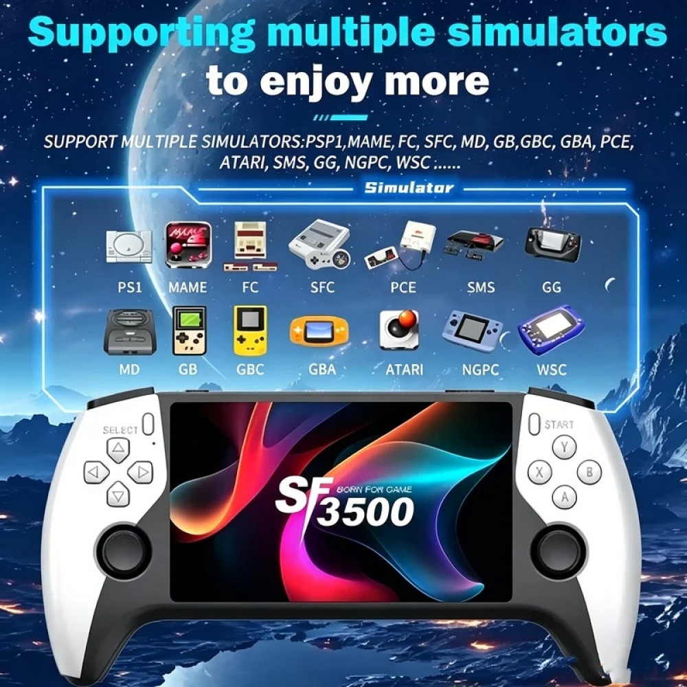 Retro Gaming Tablet - SF3500 5 inch Handheld Game Console