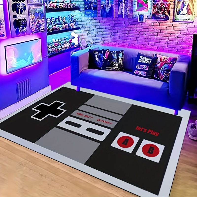 Game Area Rugs 3D Printed Play - đánh giá và giá Retro Gaming Bar
