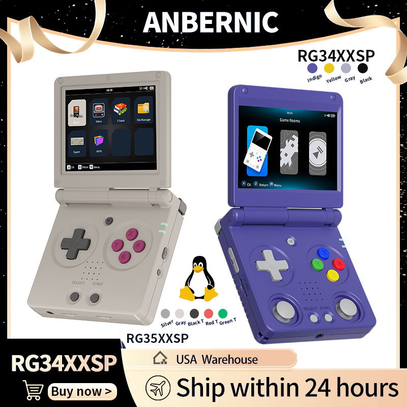 Anbernic RG34XXSP RG35XXSP Fli - đánh giá và giá Retro Gaming Best Console