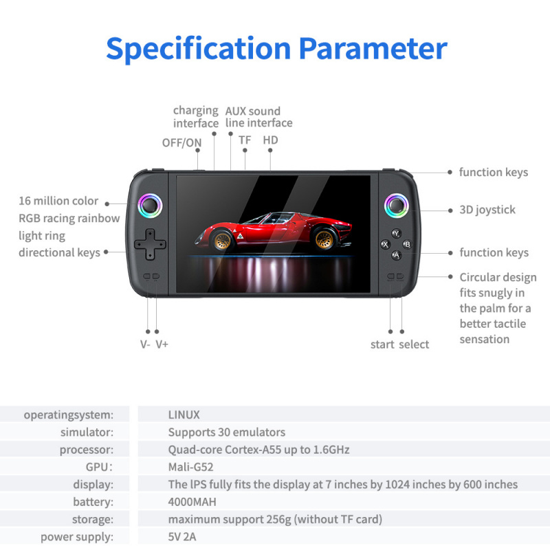 New M27 Large Screen Handheld  - đánh giá và giá Retro Gaming Tablet