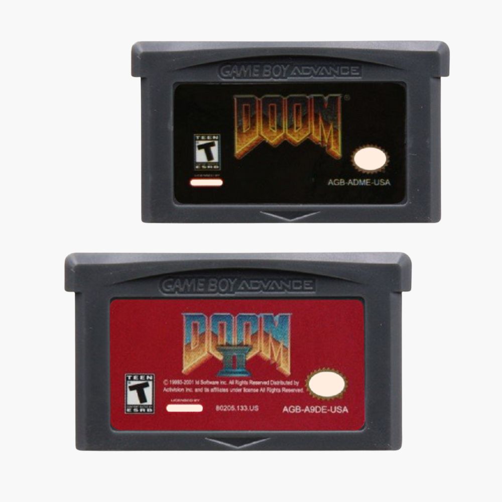 DOOM Series 32 Bit GBA Game Ca - đánh giá và giá Retro Game Card