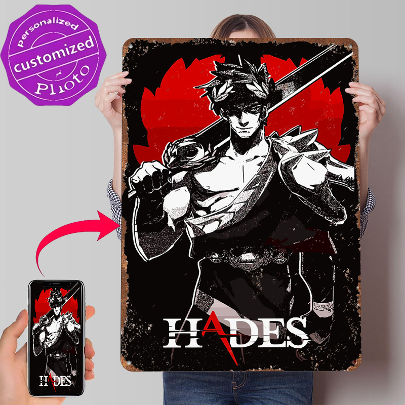 Hades Game Metal Poster Custom - đánh giá và giá Retro Gaming Bar
