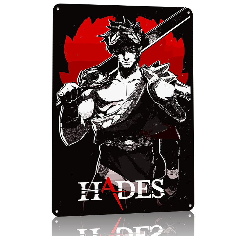 Hades Game Metal Poster Custom - đánh giá và giá Retro Gaming Bar
