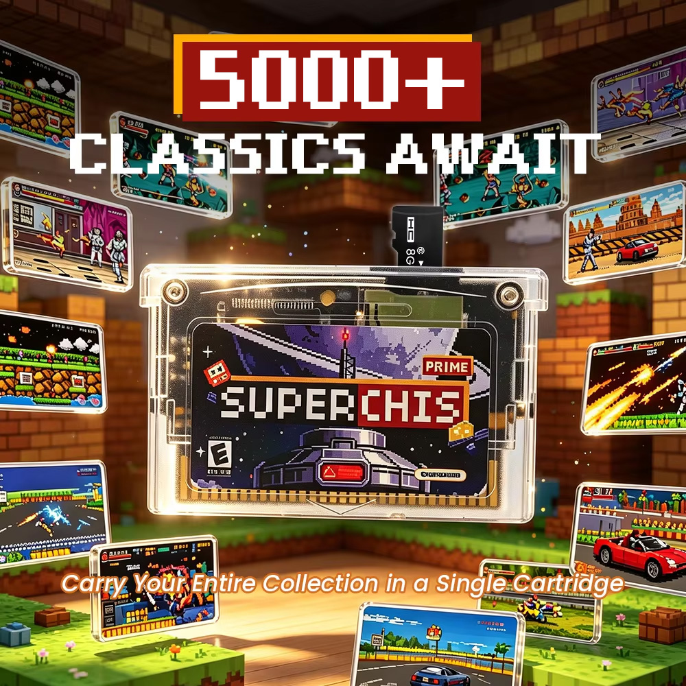Retro Superchis Flash Game Car - đánh giá và giá Retro Game Card