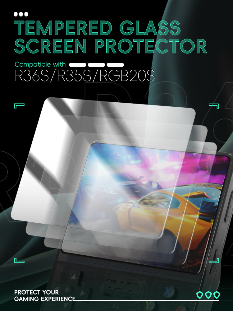 DATA FROG R36S Screen Protecto - đánh giá và giá Retro Gaming R36S