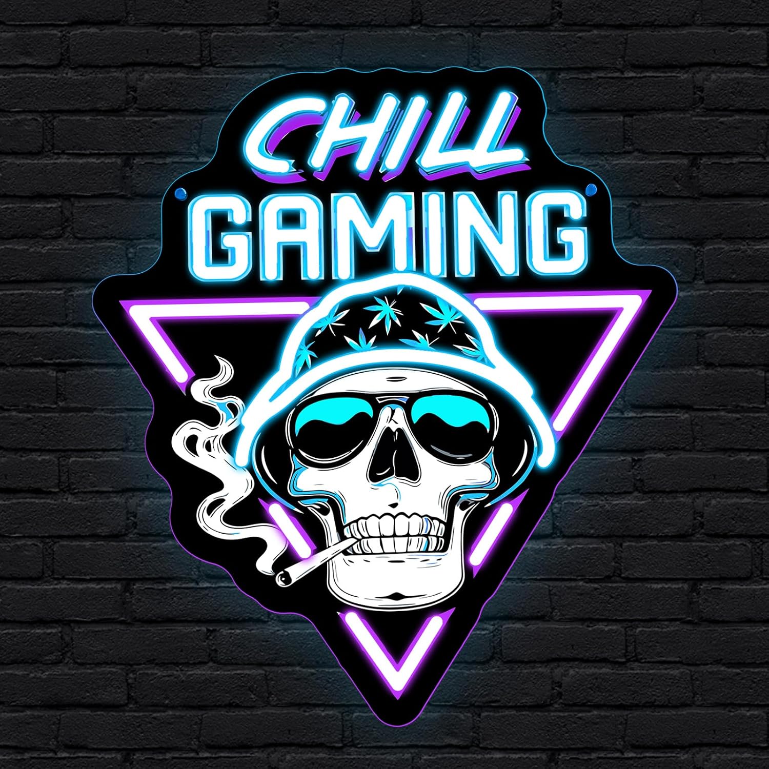  Chill Gaming Skull LED Neon  - đánh giá và giá Retro Gaming Bar