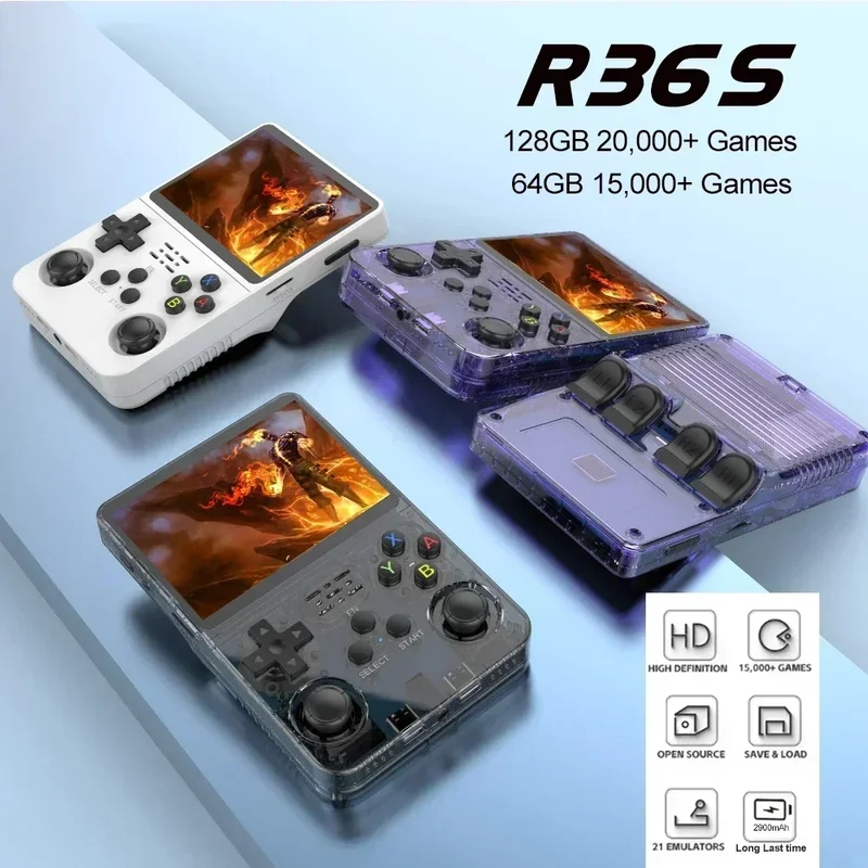 R36S Retro Handheld Game Conso - đánh giá và giá Retro Gaming R36S