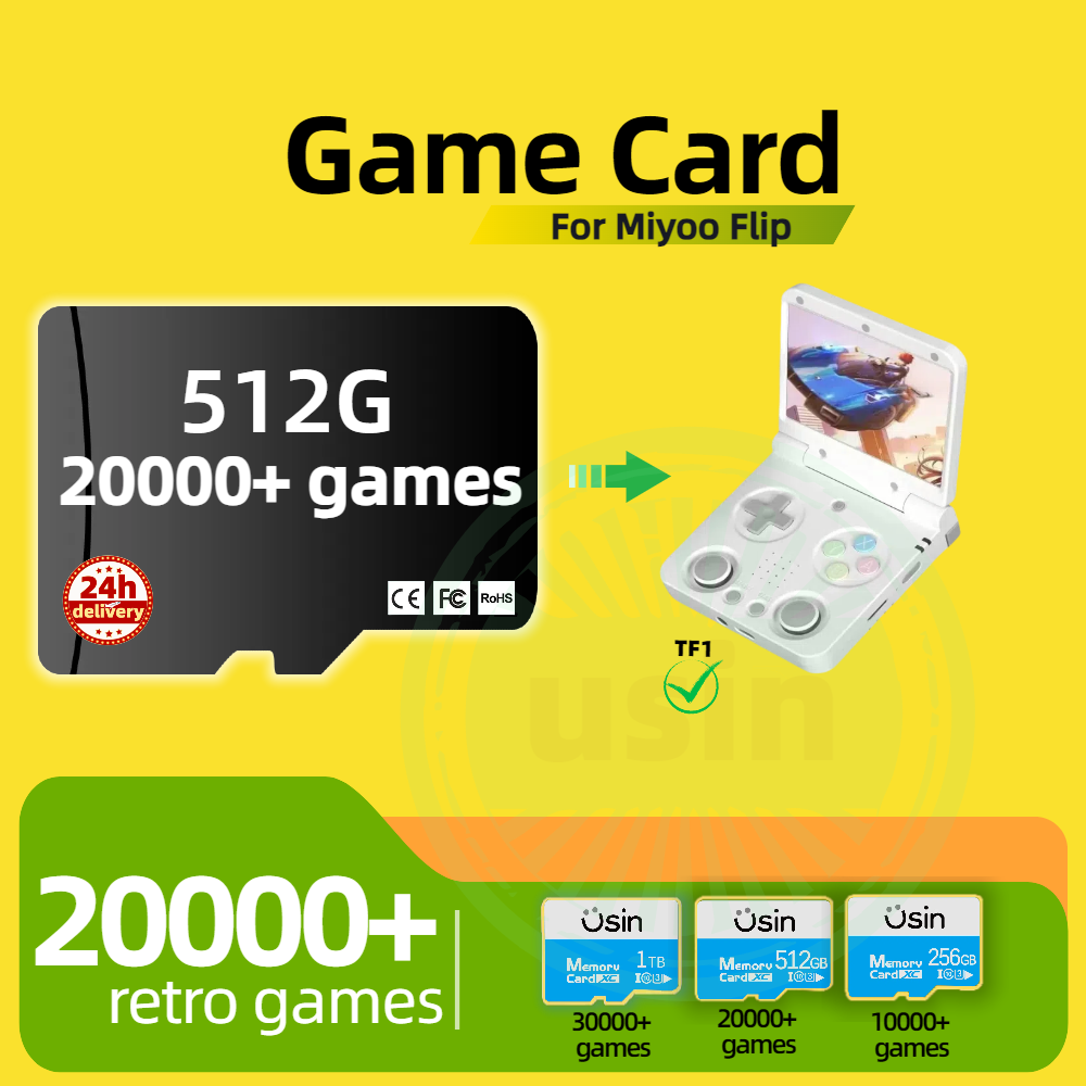 Game Card For Miyoo Flip 30000 - đánh giá và giá Retro Gaming Tablet