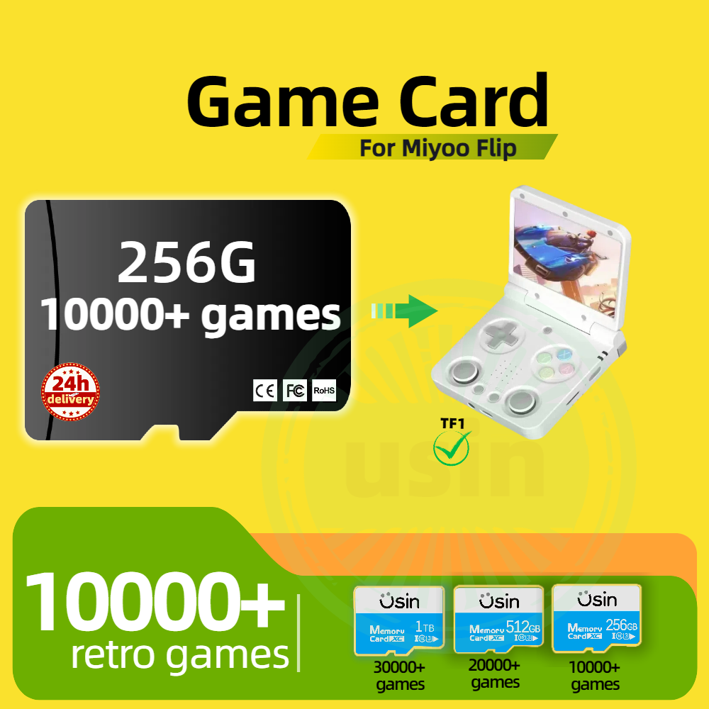 Game Card For Miyoo Flip 30000 - đánh giá và giá Retro Gaming Tablet