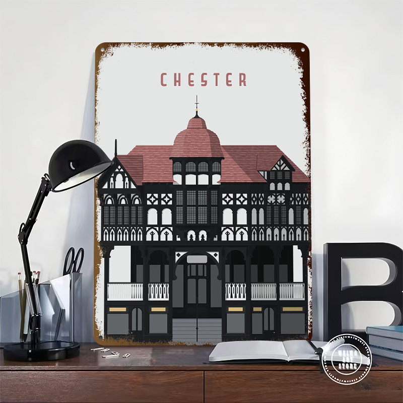 Chester Travel Printing Poster - đánh giá và giá Retro Gaming Bar