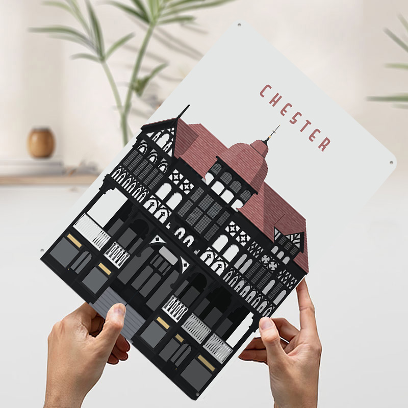 Chester Travel Printing Poster - đánh giá và giá Retro Gaming Bar
