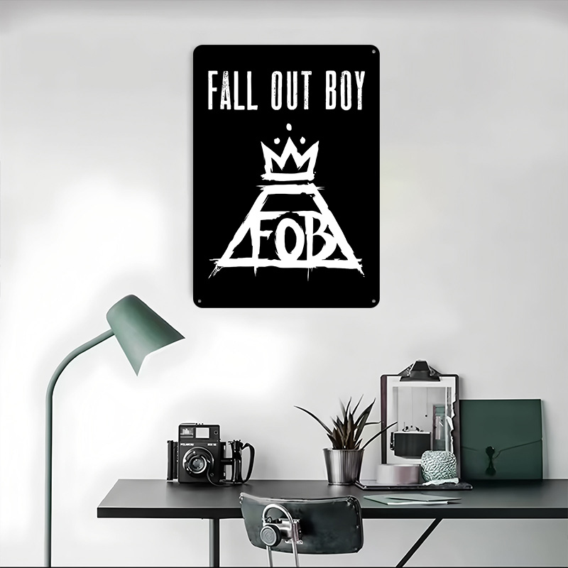 Fall Out Boy Tin Plaque Poster - đánh giá và giá Retro Gaming Bar