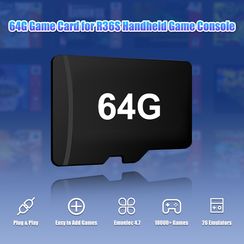 64G Game TF Card for R36S Vide - đánh giá và giá Retro Gaming R36S