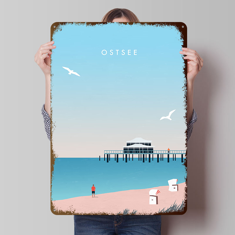 Baltic Sea Poster Customized V - đánh giá và giá Retro Gaming Bar