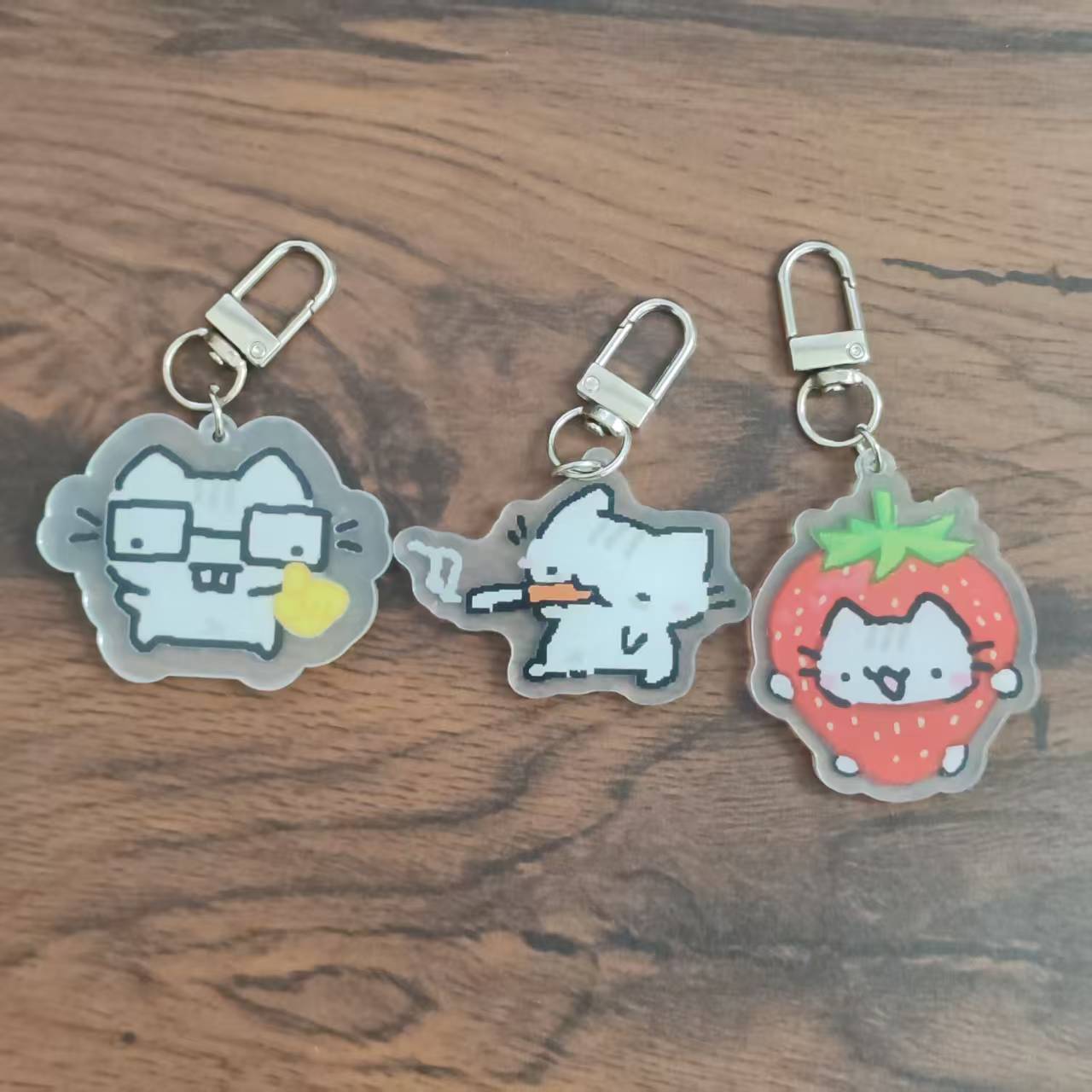 2d Flat Pixel Cat Keychain - G - đánh giá và giá Retro Gaming Gifts