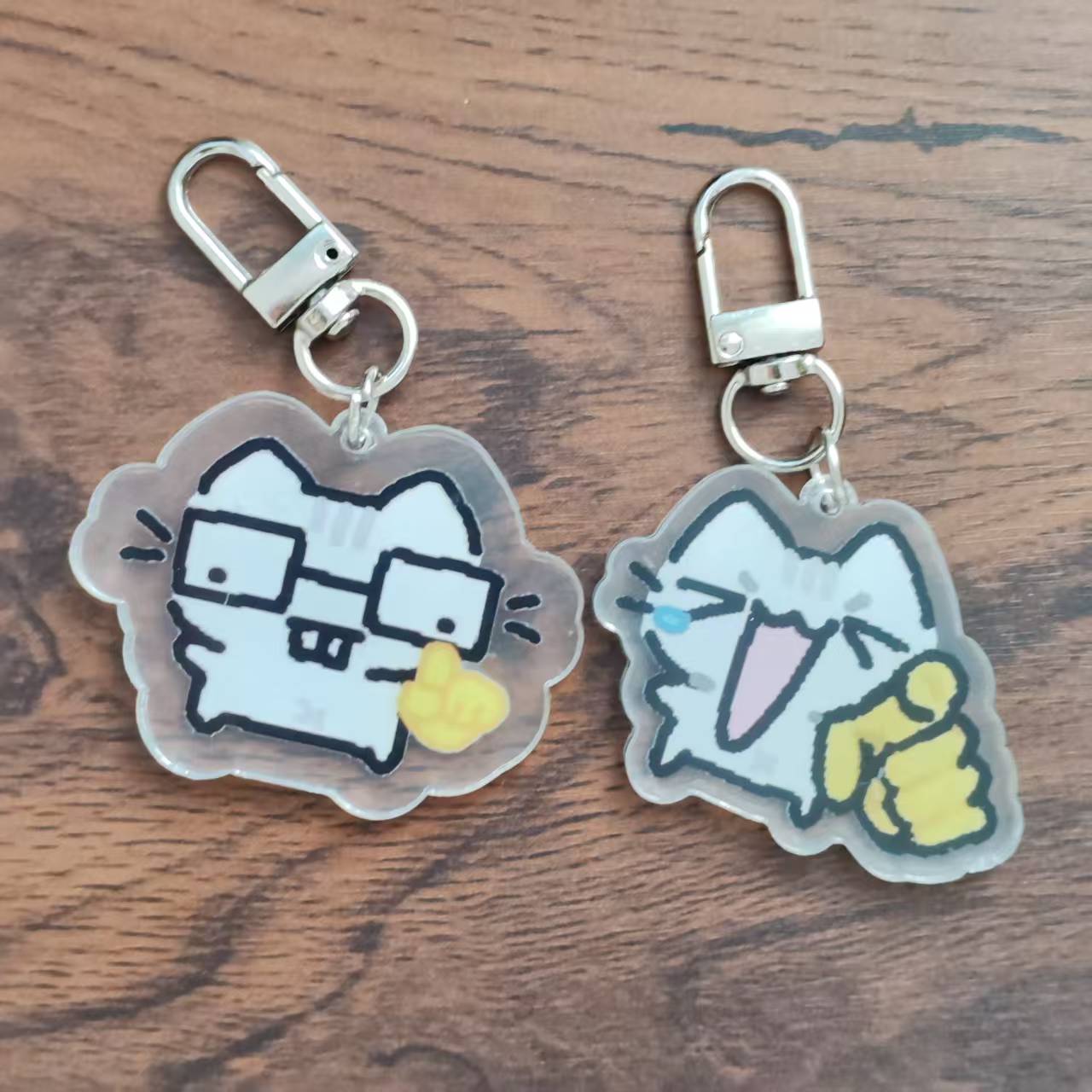 2d Flat Pixel Cat Keychain - G - đánh giá và giá Retro Gaming Gifts