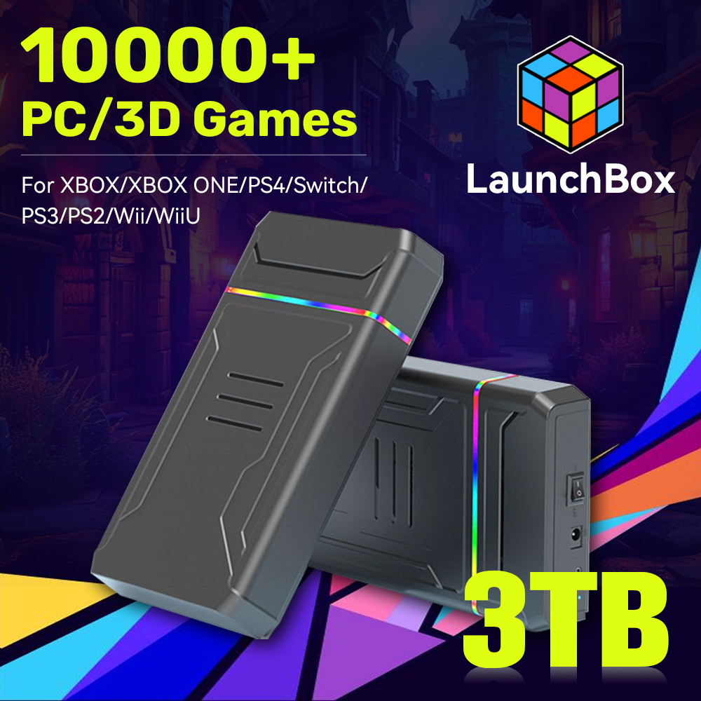 JMachen Launchbox 3TB Gaming H - đánh giá và giá Retro Gaming Hdd