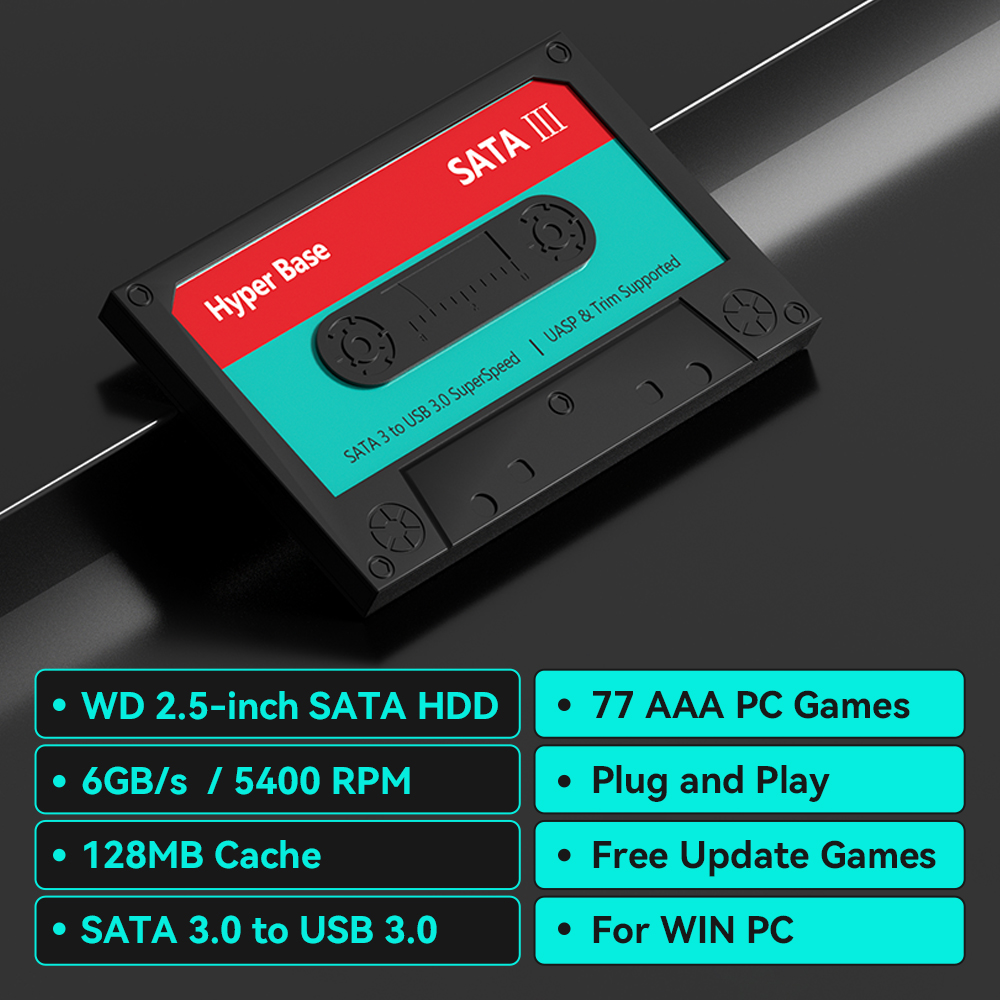2TB Game Hard Drive With 77 PC - đánh giá và giá Retro Gaming Hdd