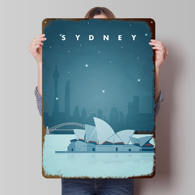 Sydney Travel Poster Customize - đánh giá và giá Retro Gaming Bar