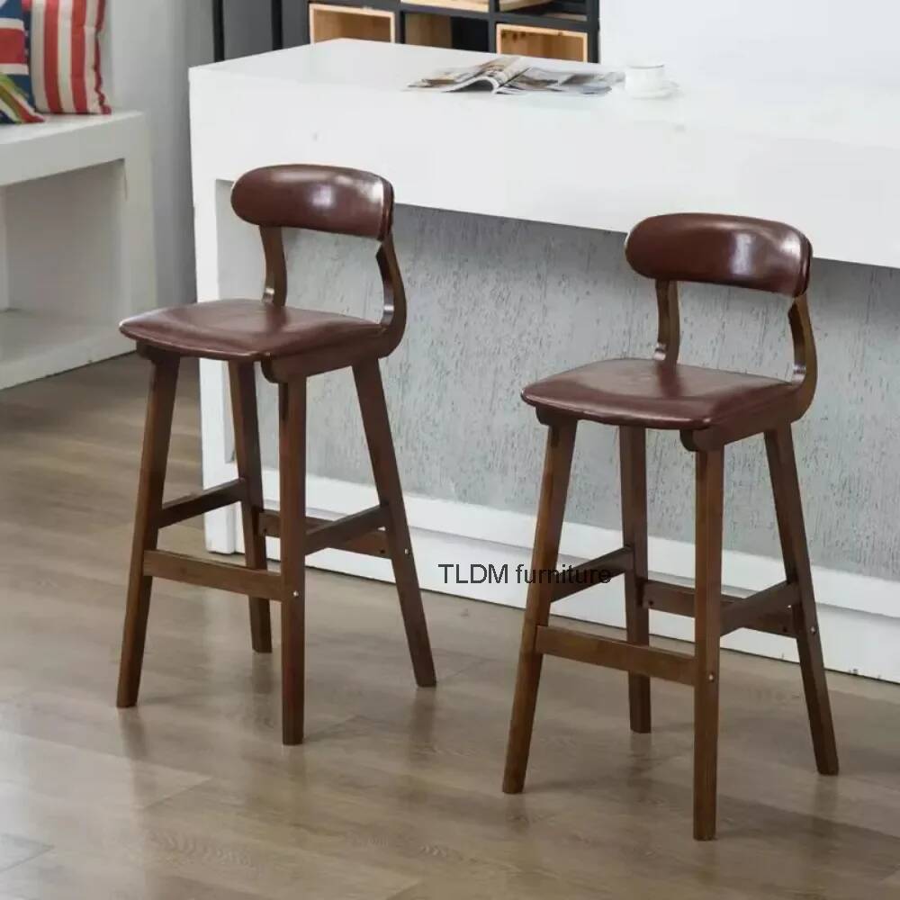 Bar American Wooden Bar Chair  - đánh giá và giá Retro Gaming Bar