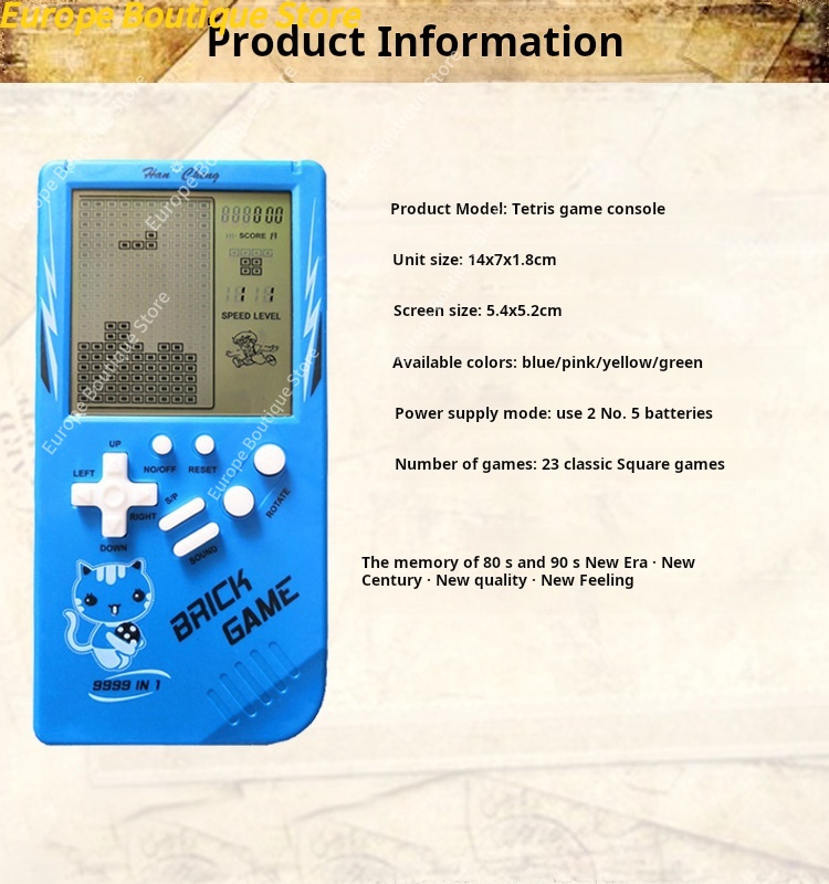 Large Screen Kids Handheld Gam - đánh giá và giá Retro Gaming Gifts