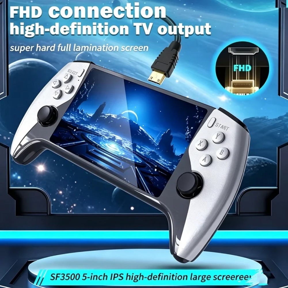 SF3500 5 inch Handheld Game Co - đánh giá và giá Retro Gaming Tablet